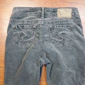 Silver Suki Womens Ladies Sz 26x29 Skinny Dark Gre